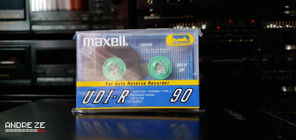 Maxell UDI-R 90 z Japonii, rok 1985-87.