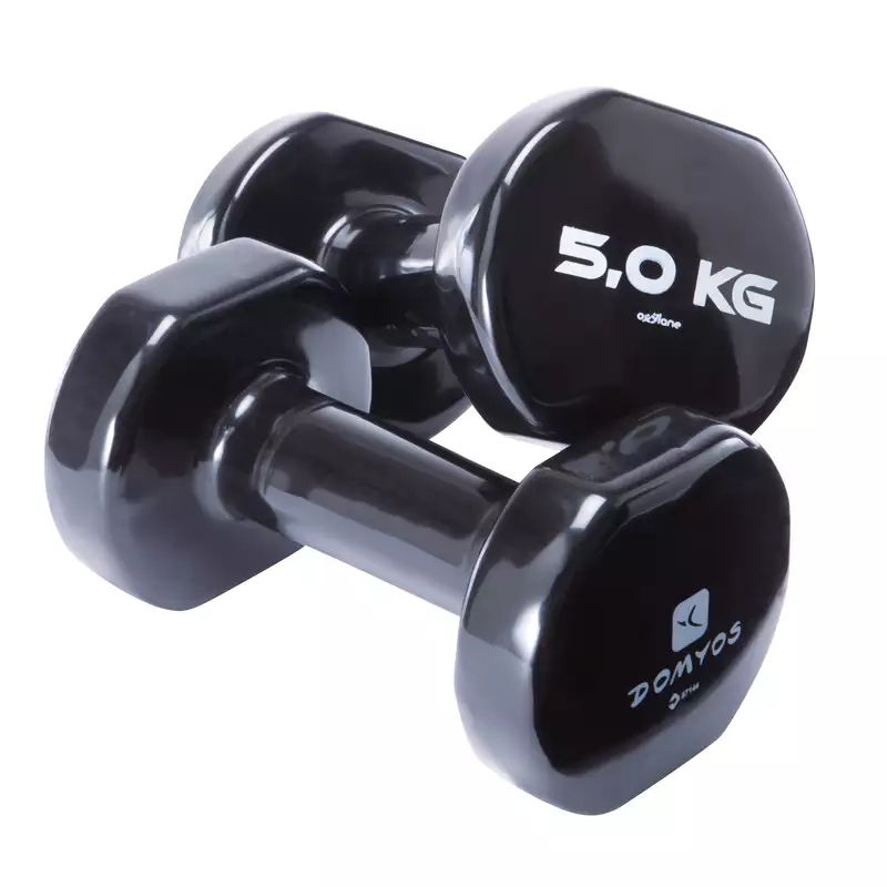HANTLE hantelki ciężarki 2 x 5 KG ZESTAW