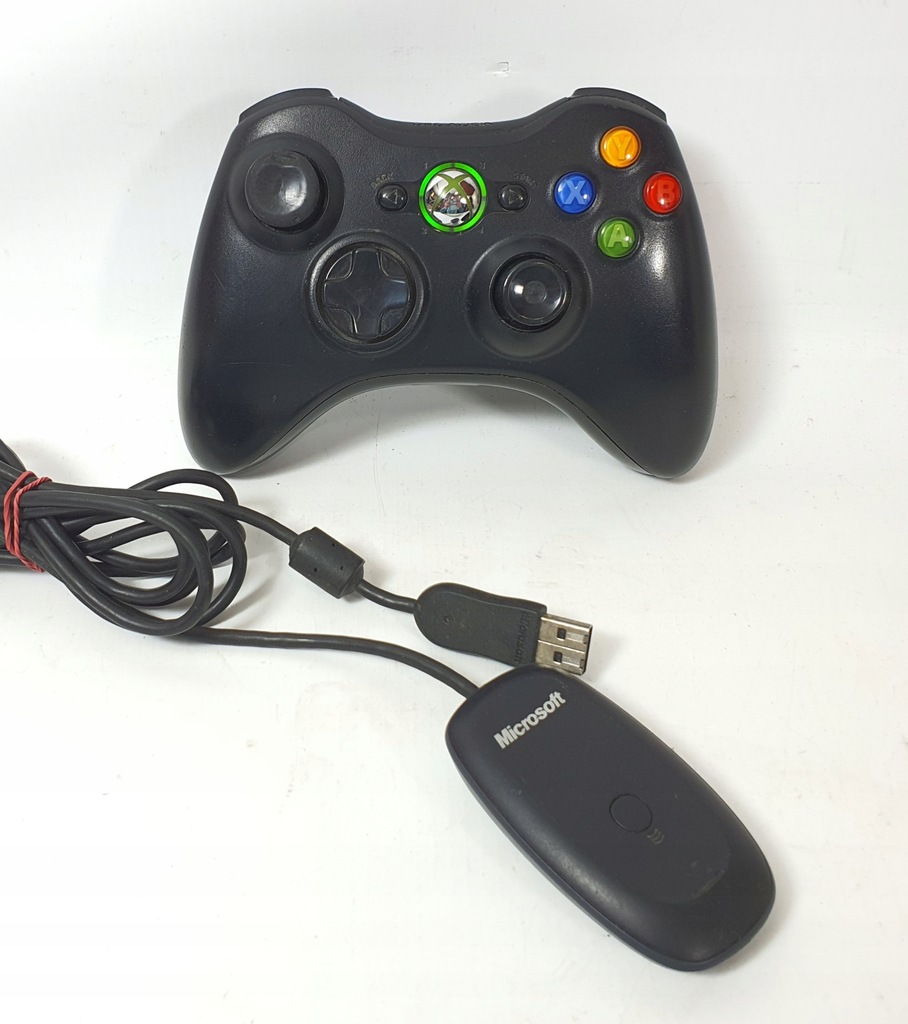 Pad Xbox 360 + adapter PC