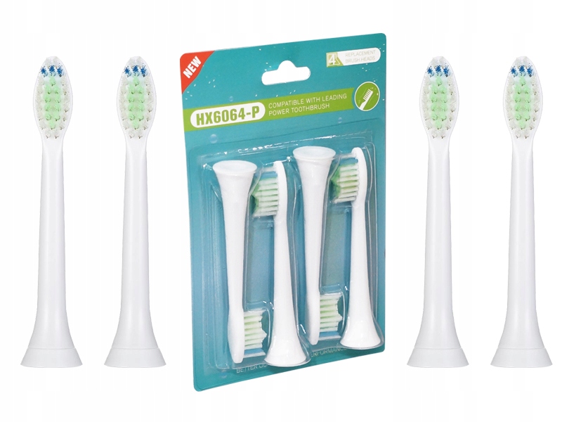 4x KOŃCÓWKI DO DIAMOND CLEAN 6064 PHILIPS SONICARE