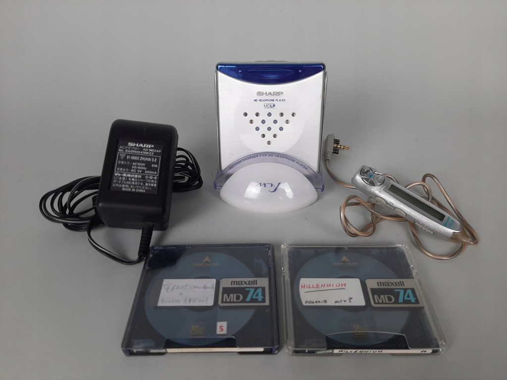 Odtwarzacz MiniDisc Sharp MDST70 Zestaw LED MDLP 14198032650