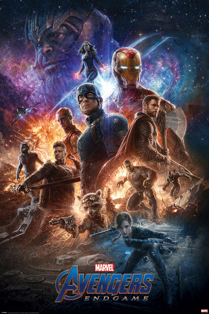 Avengers Endgame Marvel plakat z filmu 61x91,5 cm