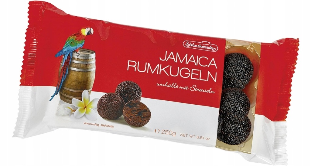 Jamaica Rumkugeln kulki czekoladowe rumowe 250g 8656433717