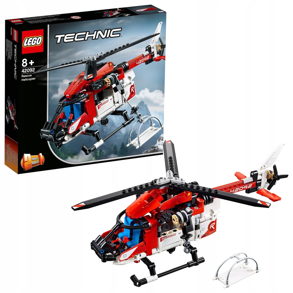 Klocki LEGO 42092 Technic - Helikopter ratunkowy