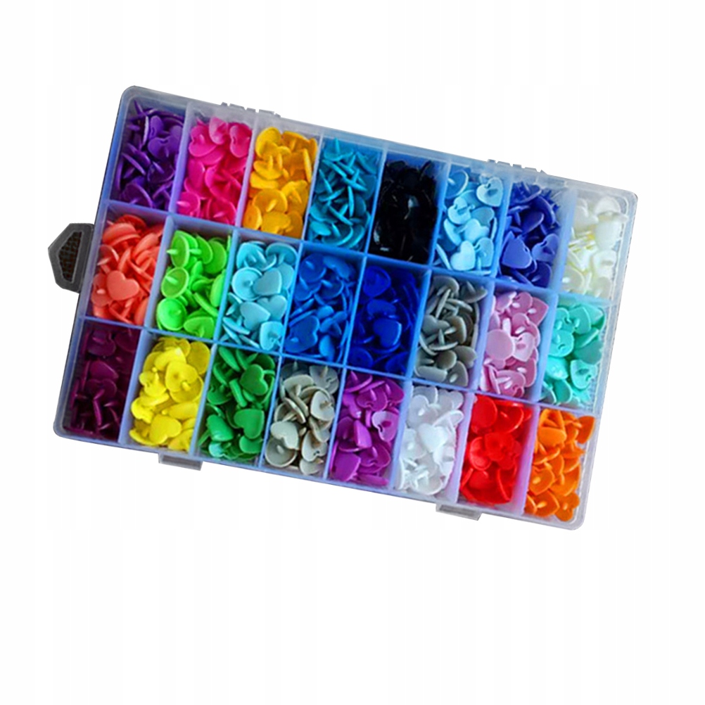 360 zestawów zatrzaski w kształcie serca zapięcia