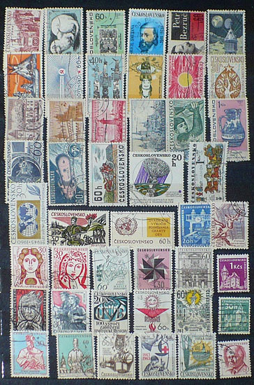 Czechosłowacja - zestaw znaczków (36)