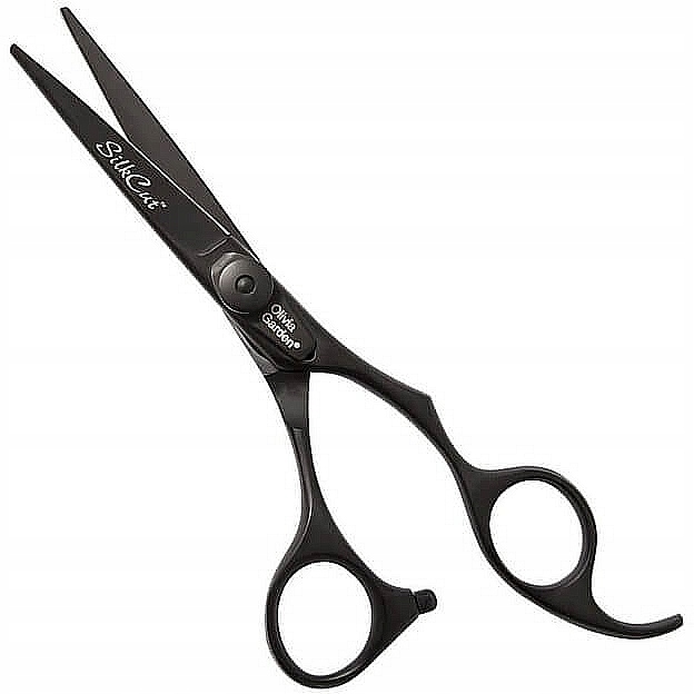 Nożyczki fryzjerskie 5" Olivia Garden SilkCut PRO Matt Black 5"