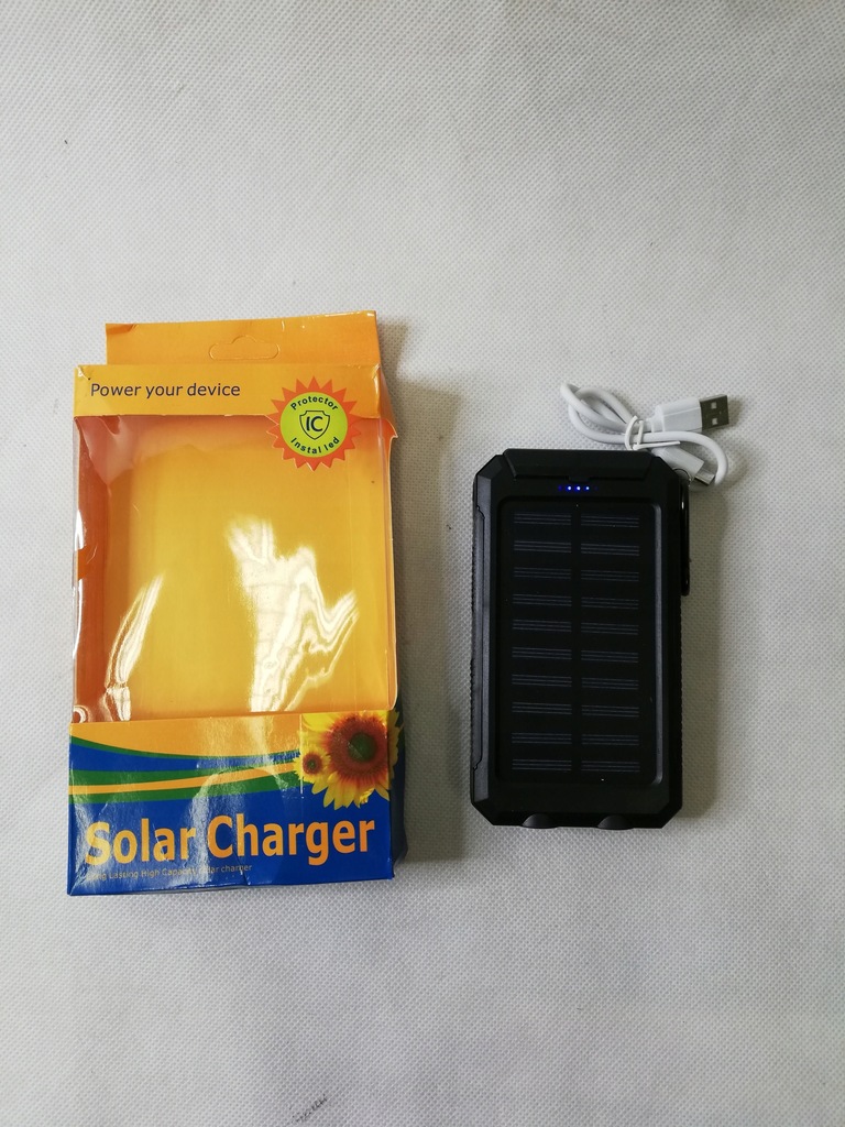 POWER Bank BATERIA 20000mAh ŁADOWARKA SOLAR