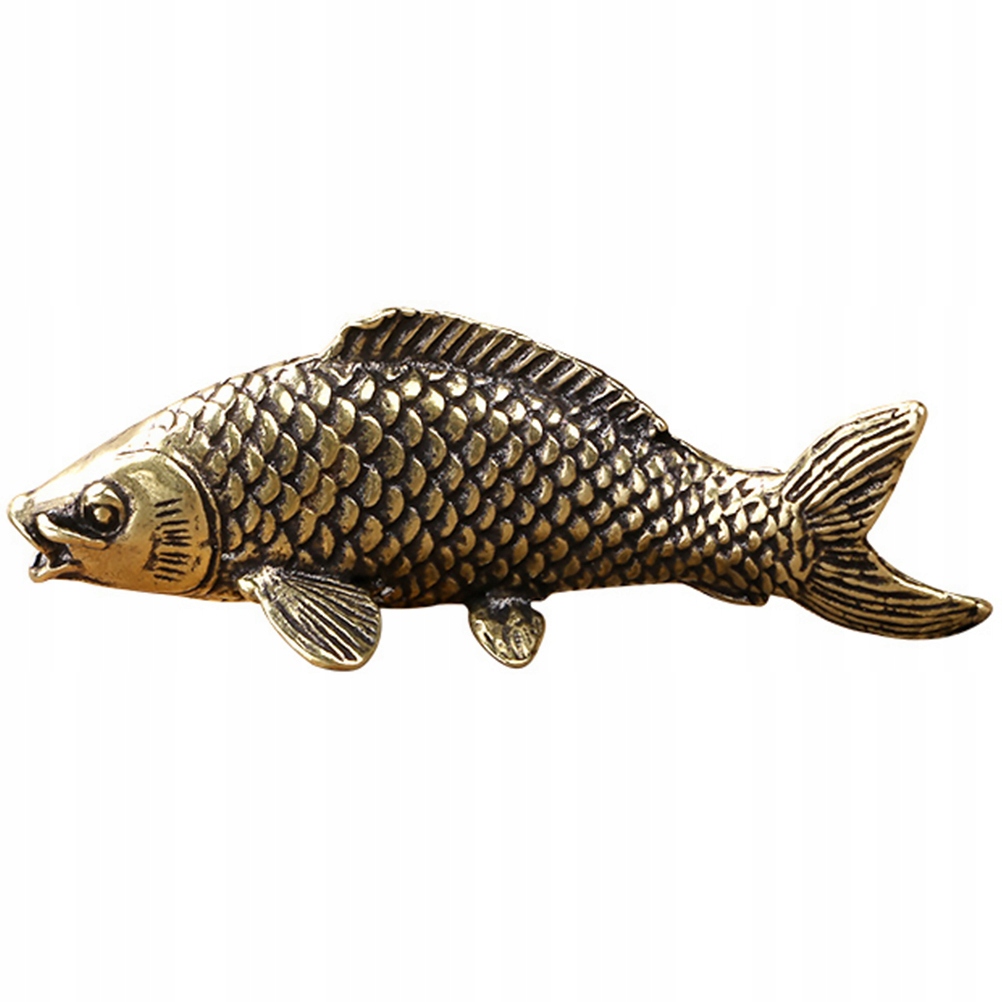 Gifts Home Decor Fengshui Carp Mini Bronze