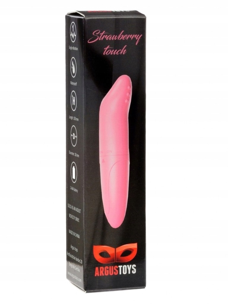 ARGUS-STRAWBERRY TOUCH - CLITORIS STIMULATOR PINK