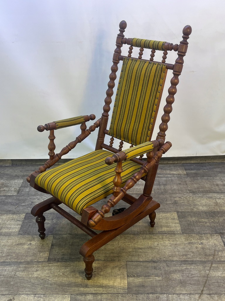 Fotel bujany Dębowy bujak lata 30/40-ste
