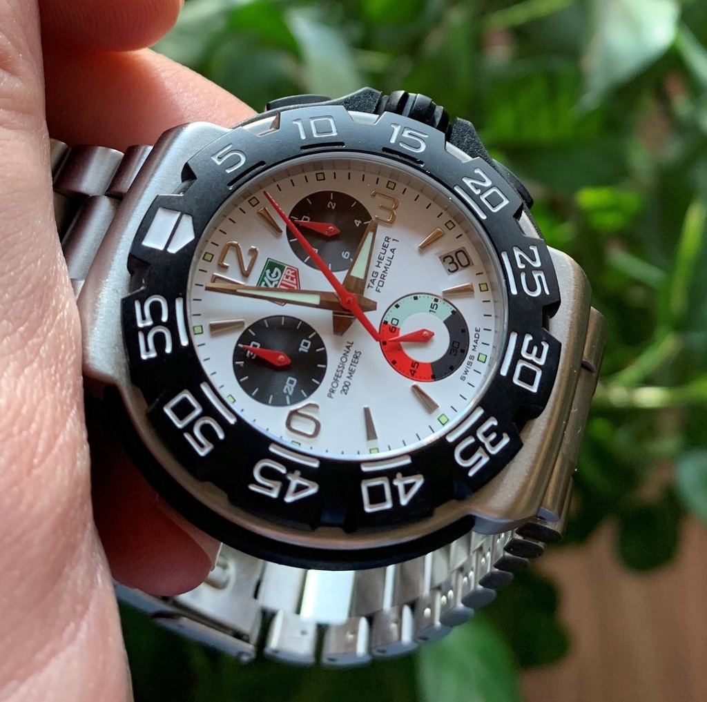 Zegarek TAG Heuer Formula1 Swiss Chrono Szafir !!!