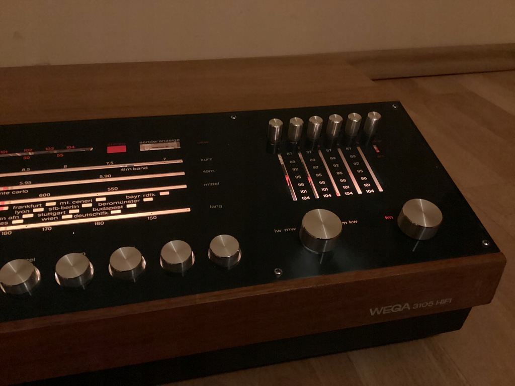 Amplituner WEGA 3105 HiFi /// Sprawny ale uszkodzony