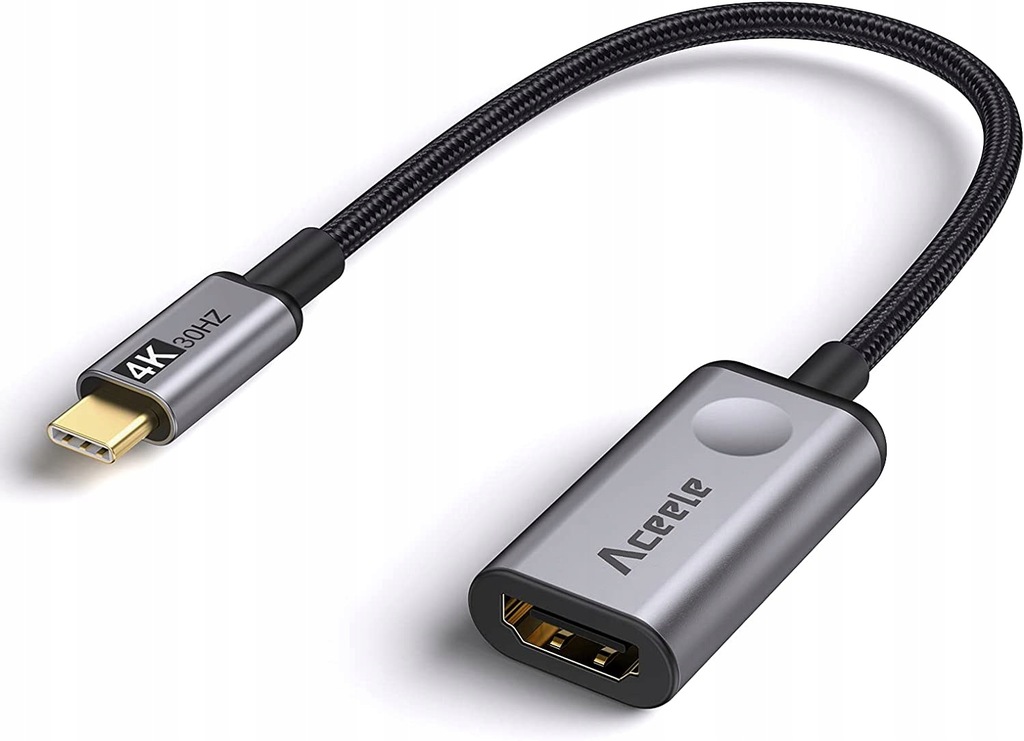 ADAPTER PRZEJŚCIÓWKA Z USB-C NA HDMI 4K UHD ACEELE U2B120