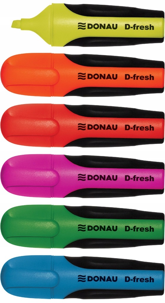 Zakreślacz DONAU D-FRESH 2-5 mm mix 6 kolorów
