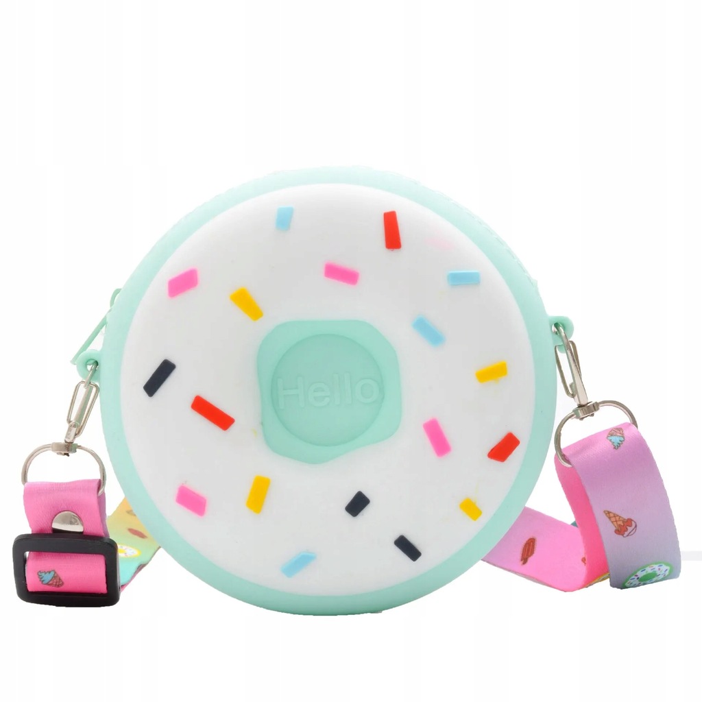 1Pc Donut Children's Bag Cute Zero Wallet Versatile Boys and Girls'