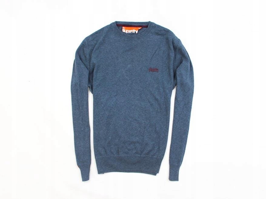 *C Superdry Sweter Męski Bawełna Szary roz L