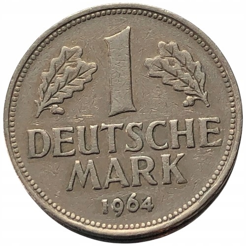 64458. Niemcy - 1 marka - 1964r. - D