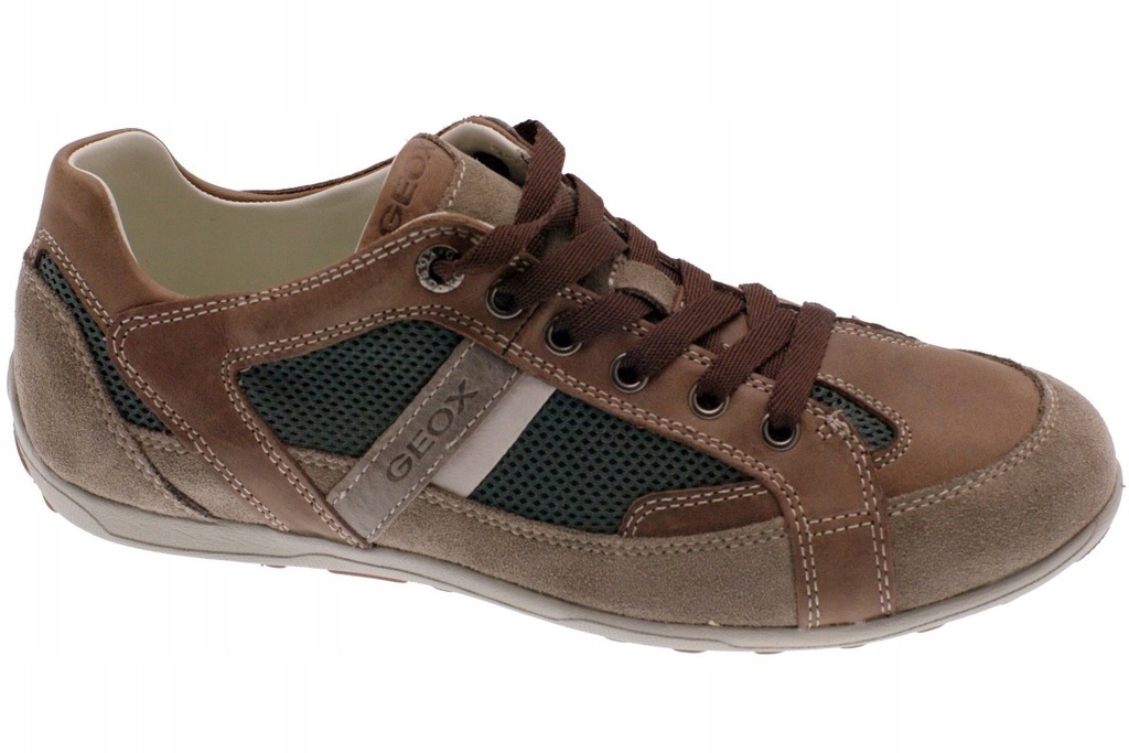 Buty Męskie Geox U Mito B r.46 U2202B Skóra Brąz