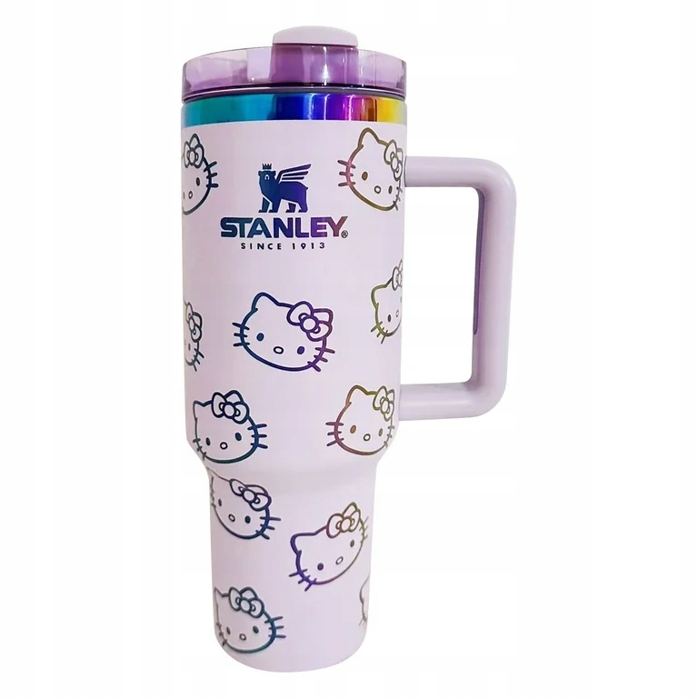 LARGE Iceflow Thermal mug for Car 40OZ with HelloKitty Purple
