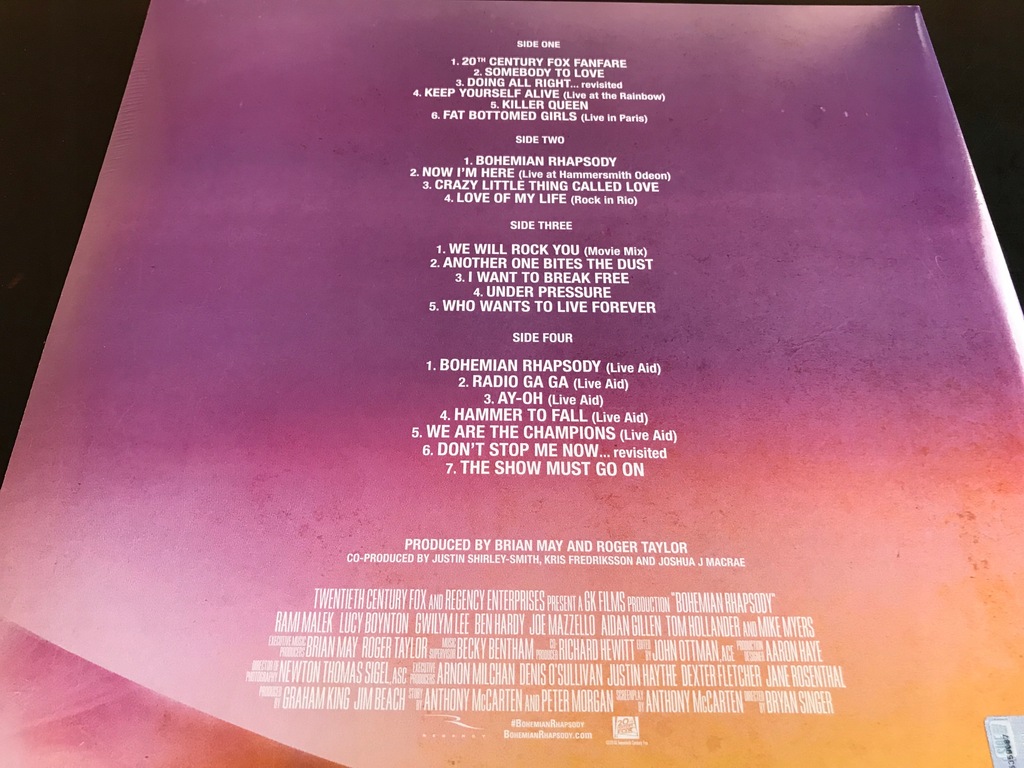 Купить Queen Bohemian Rhapsody OST 2LP винил 24H: отзывы, фото, характеристики в интерне-магазине Aredi.ru