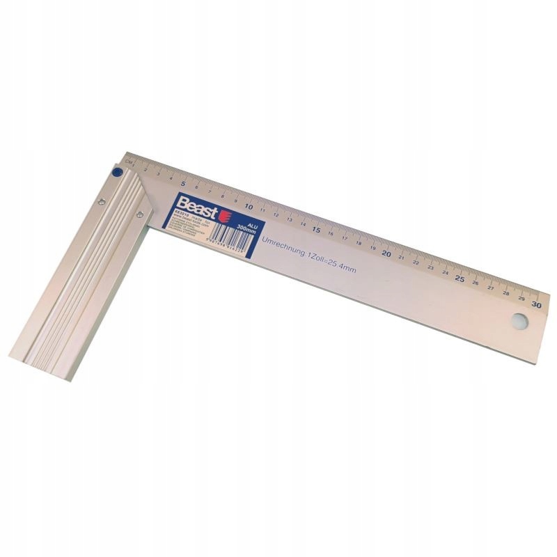 KĄTOWNIK STOLARSKI 300 MM ALUMINIUM