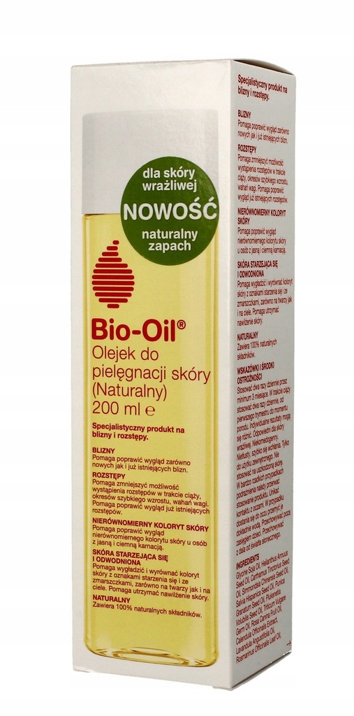 Bio-Oil Naturalny Olejek do pielęgnacji skóry wraż