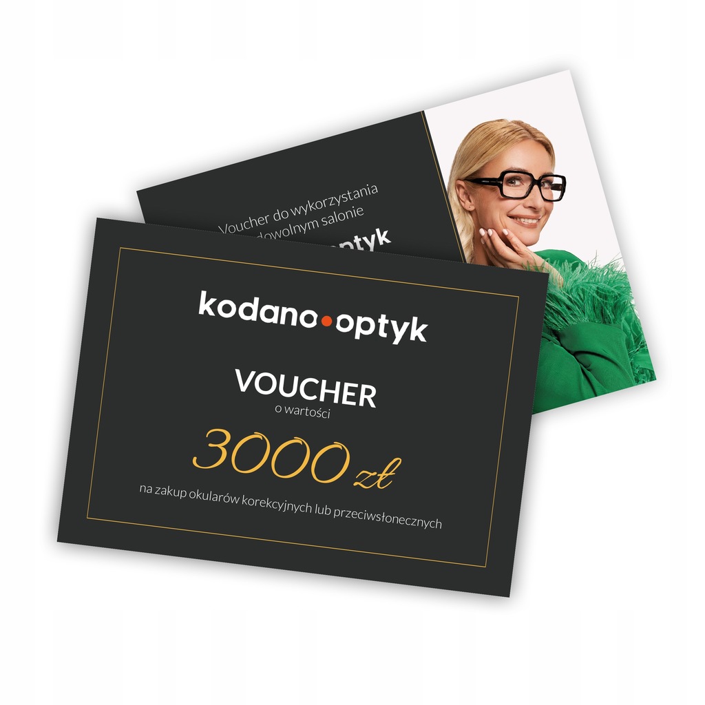 Bon 3000 zł do KODANO z autografem Joanny Brodzik