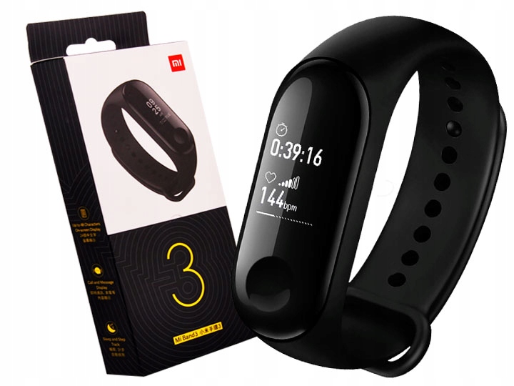 OPASKA SMARTBAND XIAOMI MI BAND 3 FITNESS PULS PL