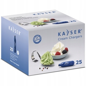 Naboje Do Syfonu Do Bitej Śmietany 25Szt. Kayser