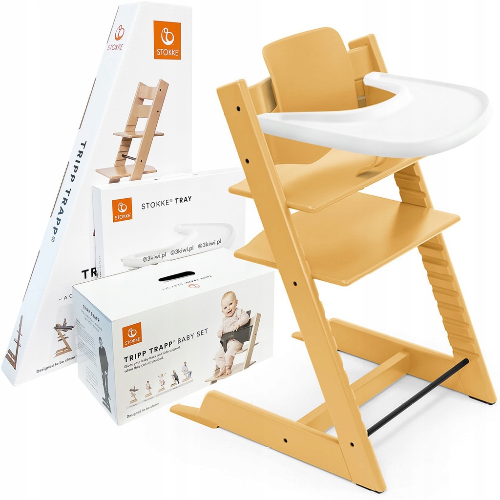 STOKKE TRIPP TRAPP No.6 ウィートイエロー Stokke Tripp Trapp krzesełko do karmienia kup