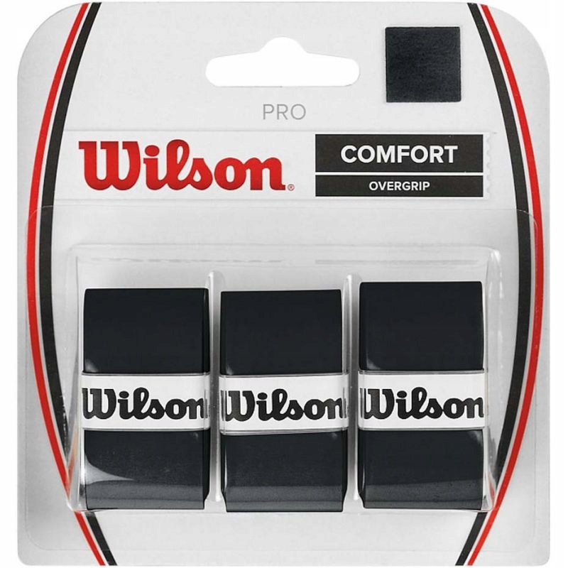 Owijka Wilson Pro Comfort Overgrip czarne WRZ4014B