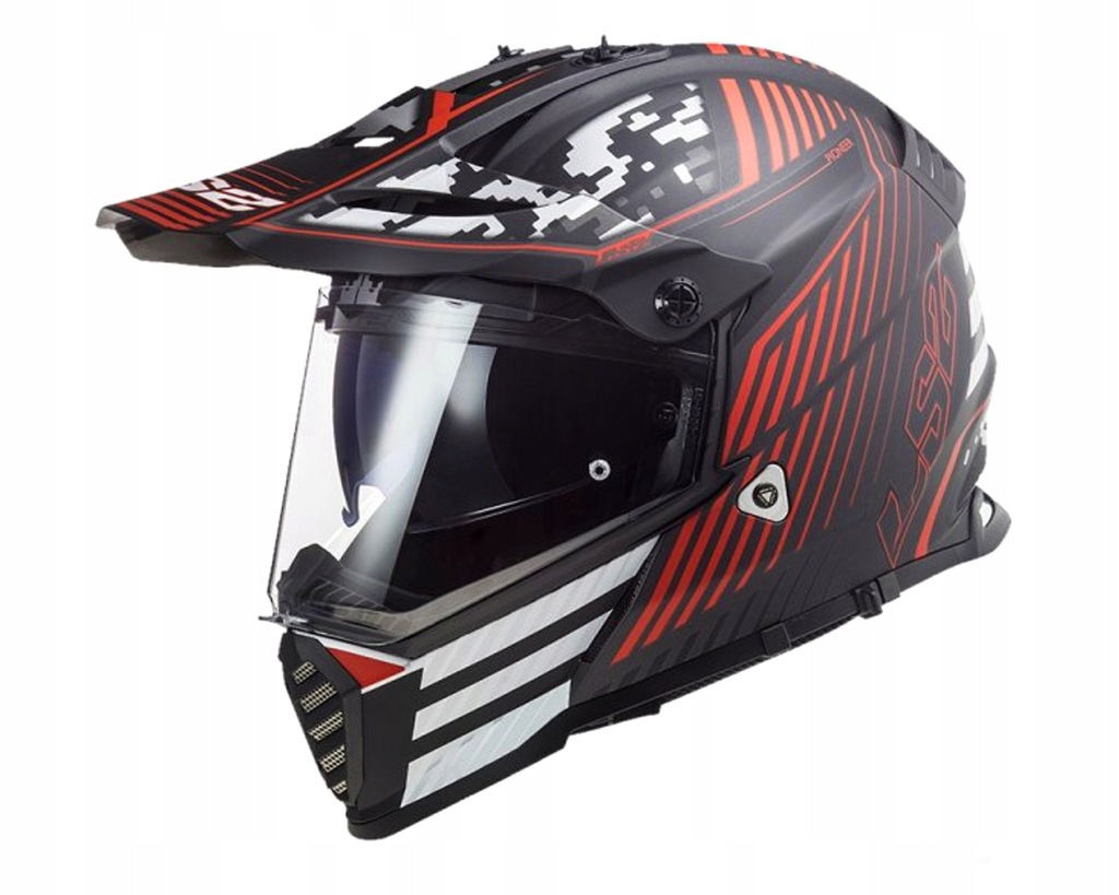 KASK LS2 MX436 PIONEER EVO SATURN MATT BL. RED M