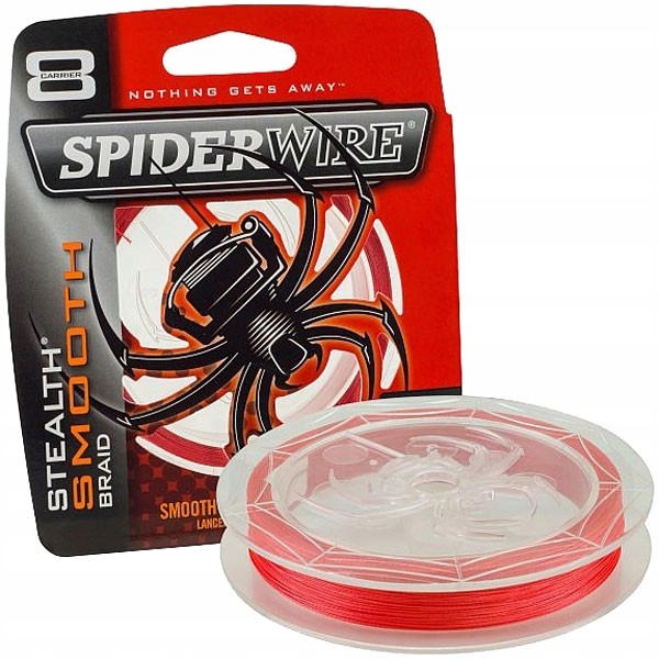 PLECIONKA SPIDERWIRE STEALTH SMOOTH 8 CZERWONA 0.2