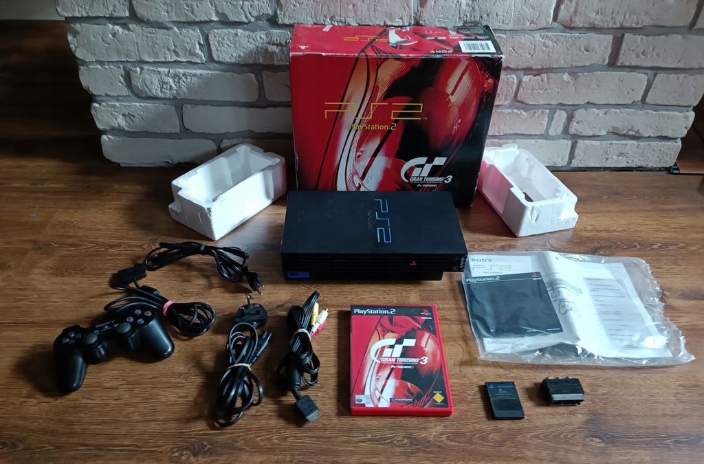 Konsola PS2 pudełko kompletna PlayStation 2 GT 3
