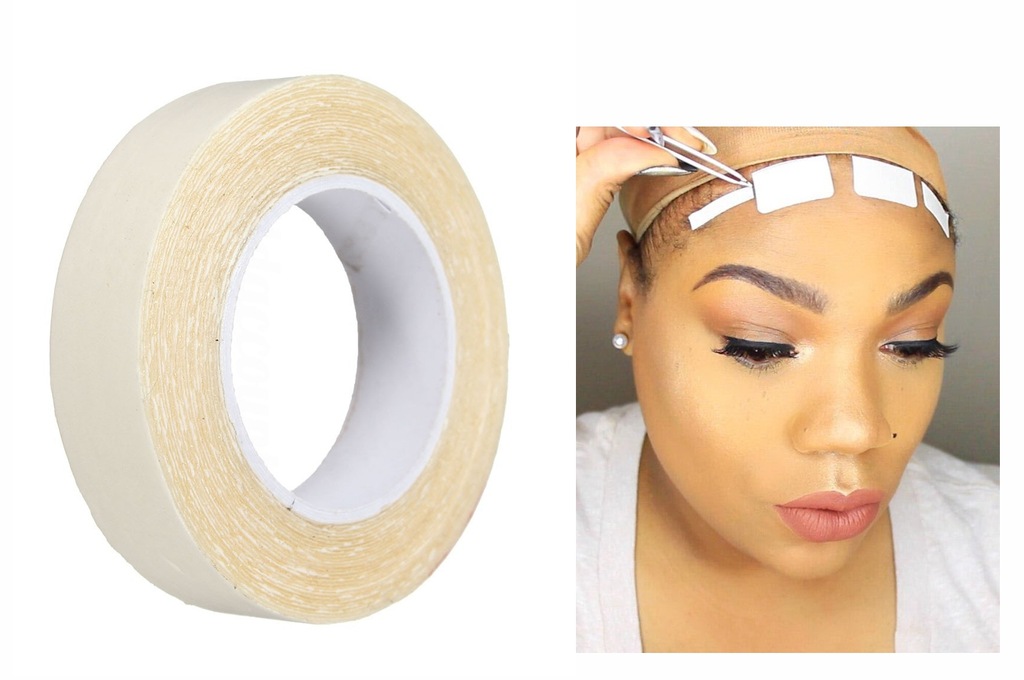 DWUSTRONNA TAŚMA MOCUJĄCA DO PERUK LACE FRONT 2szt