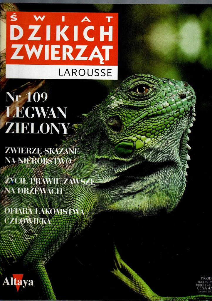 Świat dzikich zwierząt - z. 109 - LEGWAN ZIELONY