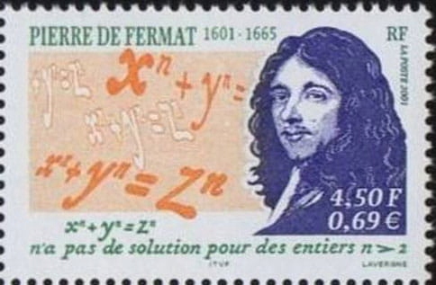 Francja 2001, Pierre de Fermat, matematyka **