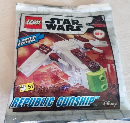 LEGO Star Wars Saszetka Kanonierka Republiki 912178 NOWA