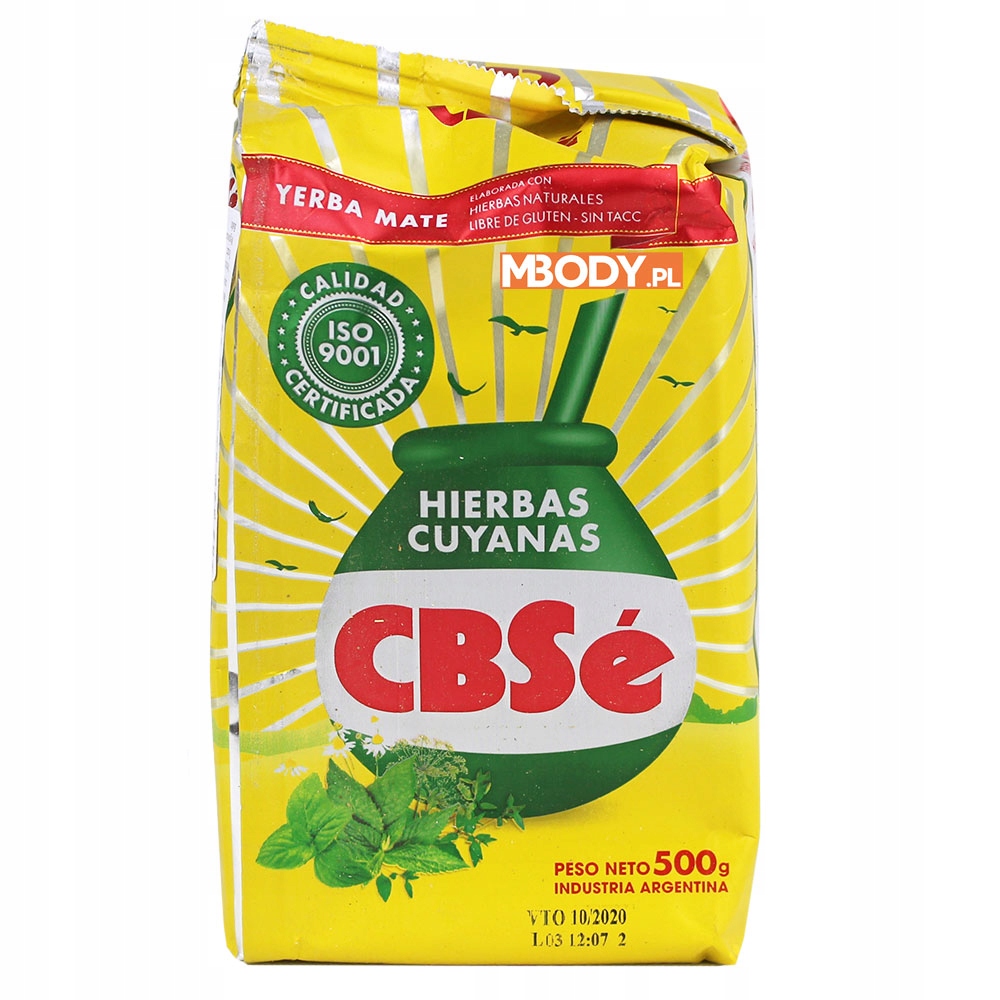 Yerba Mate CBSe HIERBAS CUYANAS 500g 0,5kg