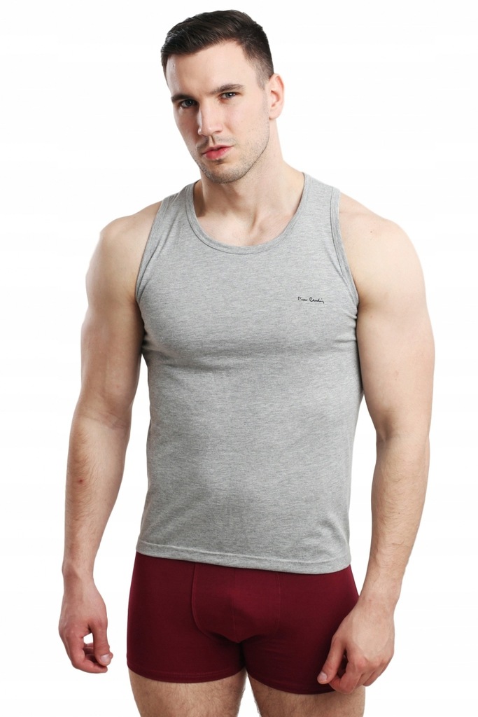 Pierre Cardin Tank Top szary Podkoszulek M