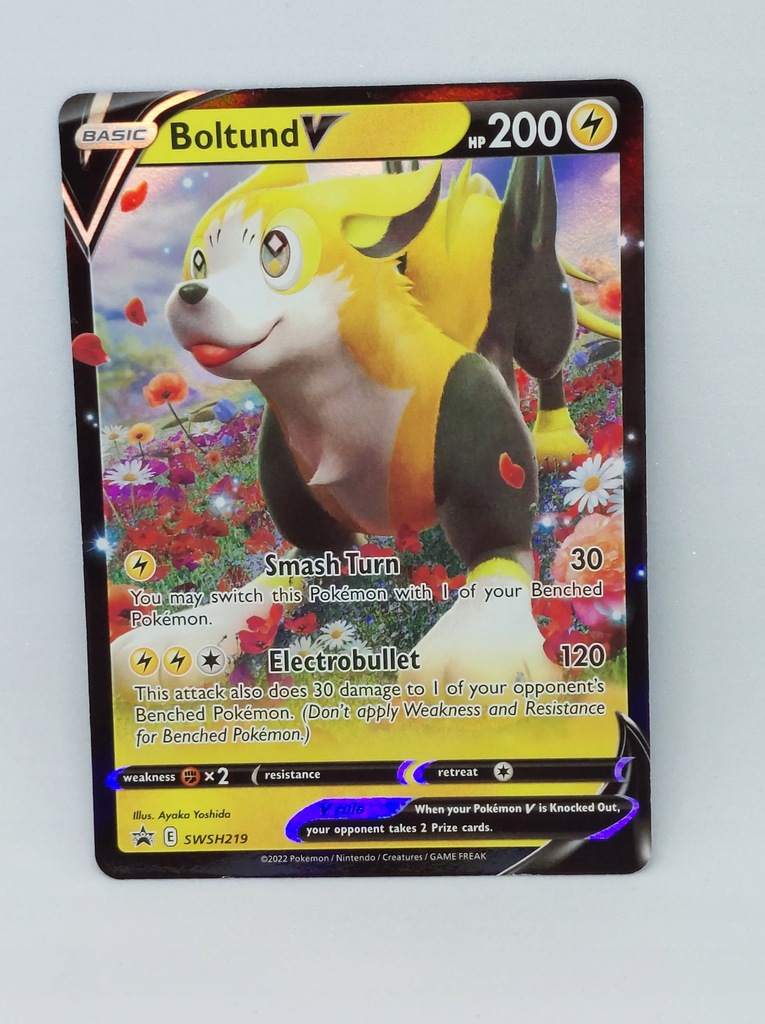 Karty Pokemon PROMO (SWSH 219) Boltund V (4) - 12199697692