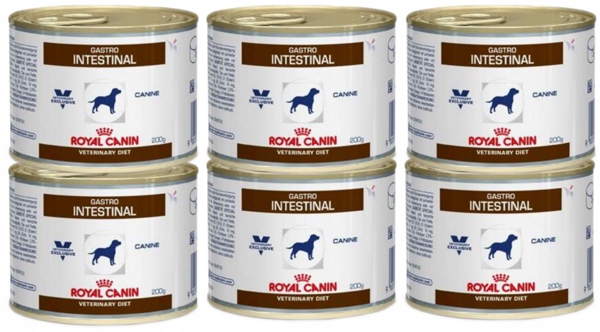 ROYAL CANIN Gastro Intestinal 6x200g puszka PIES