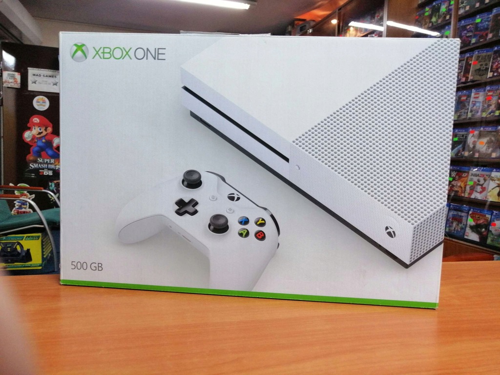 KONSOLA XBOX ONE S 500GB + PAD + FIFA 19