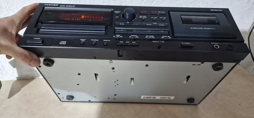 TASCAM CD-A500 オーディオデッキ CD-A500 | 業務用CDプレーヤー/カセットデッキ | TASCAM (日本)