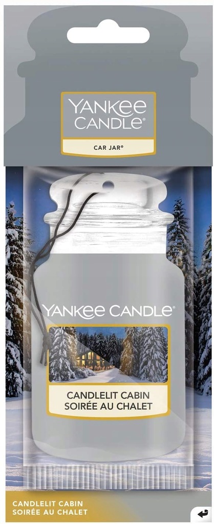 Zapach do auta Car Jar Yankee Candlelit Cabin