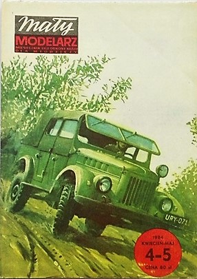 MAŁY MODELARZ 4-5/84 GAZ69M