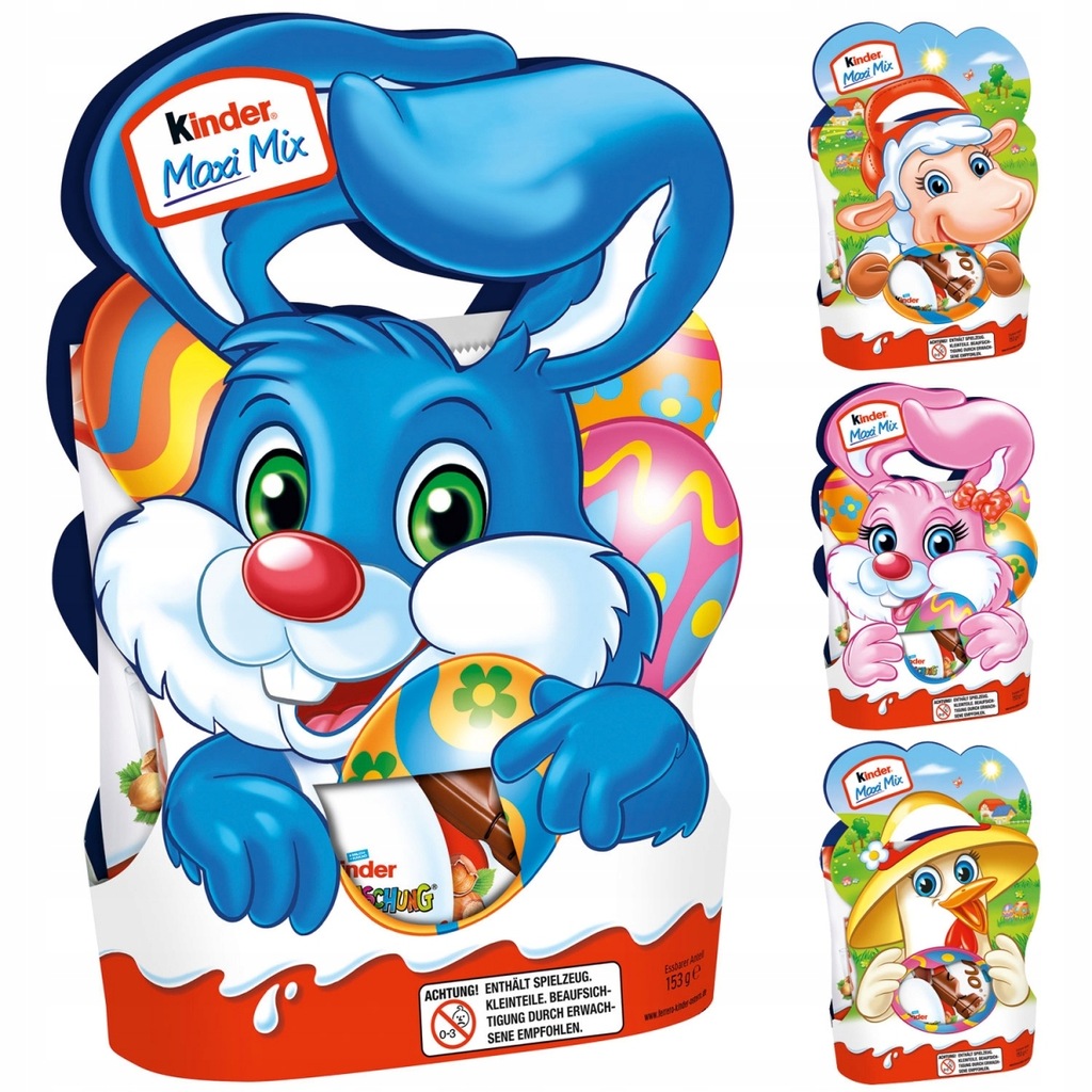 Kinder Maxi Miix Czekoladowe Słodkości Wielkanoc