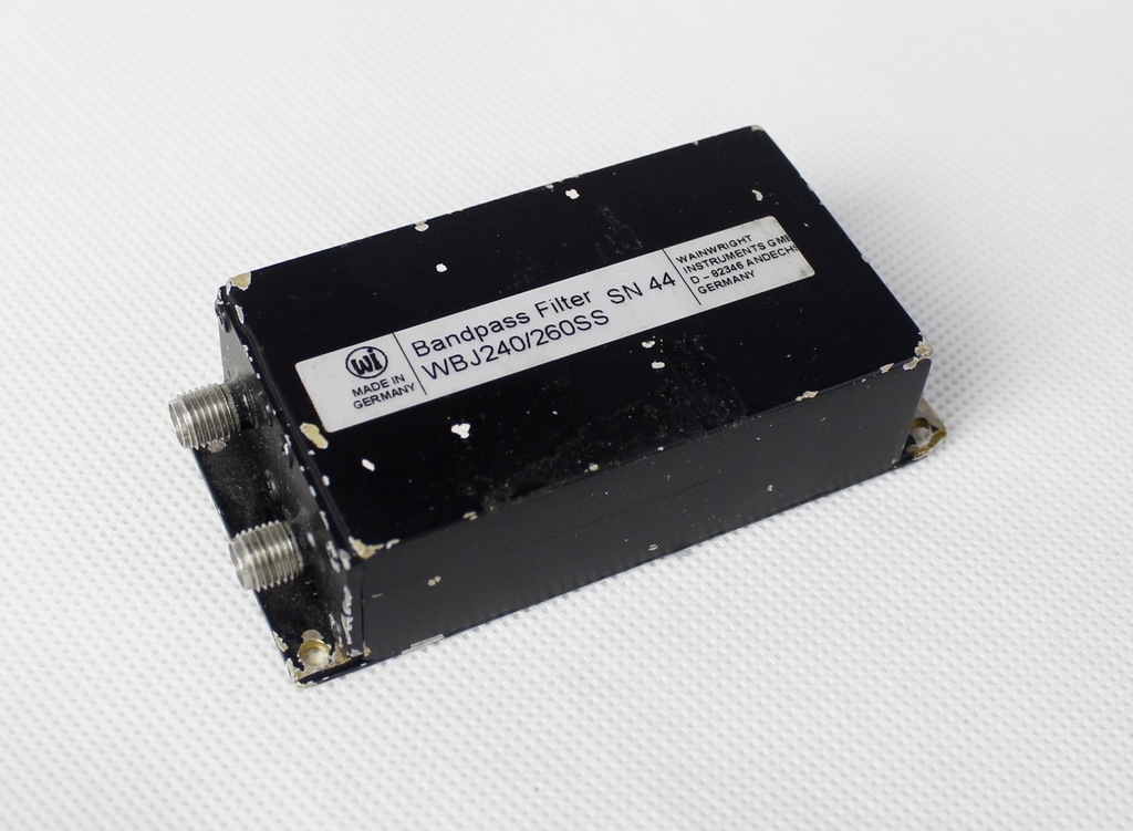 Filtr pasmowo-przepustowy 234-281 MHz SMA