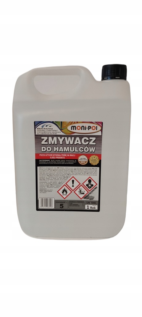 Zmywacz do hamulców Moni-Pol 5l